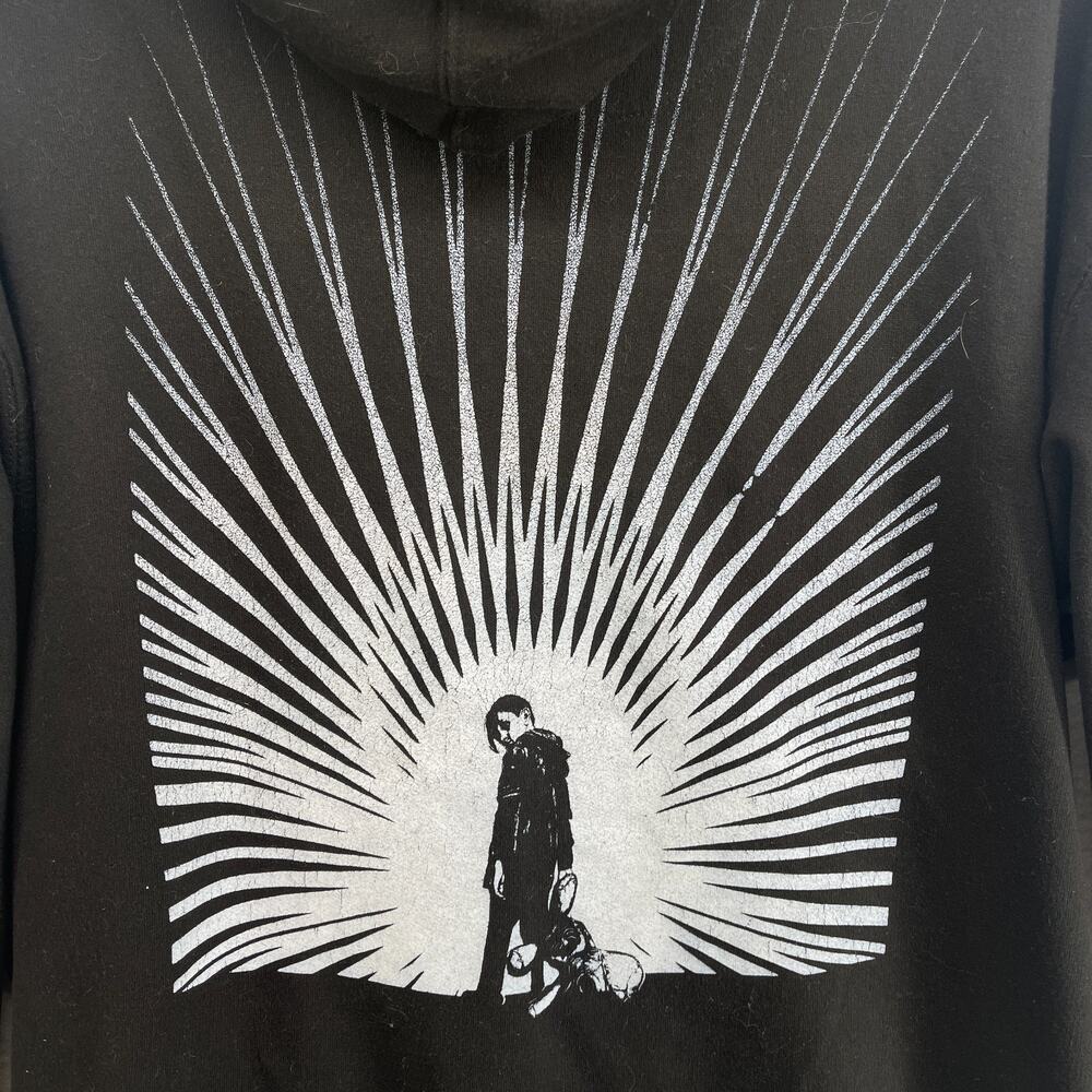 KORN Hoodie Adult L Serenity of Suffering Rock Band Pullover Sweatshirt Black - Picture 9 of 12